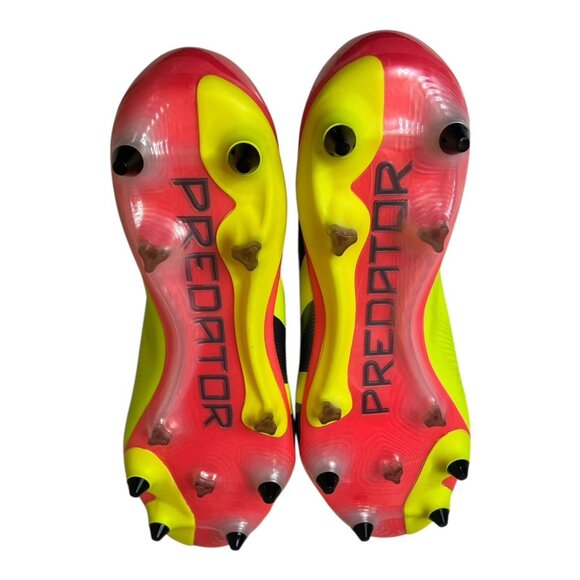 adidas Predator Elite Laceless SG IE0046 Soccer Cleats Citrus Energy Men Sz 13 - Picture 10 of 11